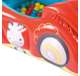 93520E-BW Fisher-Price Race Car Inflatable Play Pen Ball Pit with Balls