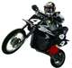 15165001 + 97775 + 96785 Razor MX650 Electric Dirt Rocket Bike + Youth Helmet + Elbow & Knee Pads