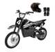 15165001 + 97775 + 96785 Razor MX650 Electric Dirt Rocket Bike + Youth Helmet + Elbow & Knee Pads