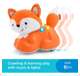 FYL35 Fisher Price Crawl After Learning Fox with Lights & Sounds for Infant to Toddler