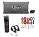 AR2000M + BCAP2.2 + AKS8 Boss AR2000M 2000W Mono Amplifier with Remote + 2.0 Farad Capacitor + Amp Kit (Package)