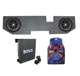 QDODGE104DOOR + 2 x 43C104 + R1100M + 4GAMPKIT-SFL Kicker 10C104 10-Inch 600W Subwoofers with Dodge Ram Quad 02-er Box with Amp with Wiring (Pair)