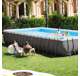 26371EH + 2 x 58821EP + 4 x 58868EP Intex 32' Rectangular Swimming Pool, Beverage Float (2 Pack), & Float (4 Pack)