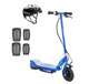 13111240 + 97778 + 96785 Razor E100 Electric Scooter (Blue) with Helmet, Elbow & Knee Pads