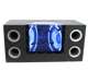 BNPS122 + R1100M + AKS8 Pyramid BNPS122 12-Inch 1200W Subwoofer with Box + 1100W Mono Amp + Amp Kit