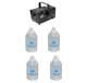H700 + 4 x HJU NEW CHAUVET HURRICANE H700 Fog/Smoke Machine + 4g Fluid