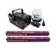 61272 + H700 Chauvet H 700 Fog Machine + (2) 48-Inch UV Black-Lights