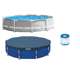 26701EH Intex 10ft x 10ft x 30in Pool w/ 10 Foot Round Pool Cover and Filter Cartridge