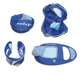 swimways 80014 kelsyus blue floating lounger