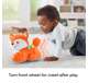 FYL35 Fisher Price Crawl After Learning Fox with Lights & Sounds for Infant to Toddler