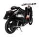 15130601 + 97778 Razor Pocket Mod Electric Retro Scooter, Black (2 Pack) + Helmet