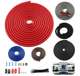 PX-1000.2 + BGE4RB Crunch PX-1000.2 2 Channel 1000W Amp A/B Class Amplifier with 4 Gauge Kit