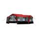 TGT-CARSON-18-B-U-A Tahoe Gear Carson 3 Season 14 Person 25x17.5' Family Cabin Tent, Red (Open Box)