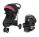 2081084 Graco Modes 3 Lite DLX Baby Stroller & Infant Car Seat Travel System, Arbis Pink