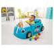 DJD09 Fisher-Price Laugh & Learn Crawl Around Car Baby Activity Learning Toy, Blue