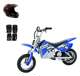 15128040 + 97775 + 96785 Razor Dirt Rocket MX350 Electric Moto Bike with Helmet, Elbow & Knee Pads