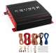 PX-1000.4 + AKS8 Crunch PX-1000.4 4 Channel 1000W Amp Stereo Amplifier with Wiring Kit