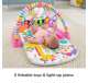 FGG46 Fisher-Price Deluxe Kick 'n Play Musical Piano Gym with Soft Mat, Pink