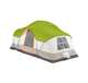 TGT-OLYMPIA-10-B Tahoe Gear Olympia 10 Person 3 Season Outdoor Camping Tent, Green and Orange