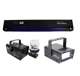 BLACK-24BLB + MINISTROBE-LED + H700 American DJ BLACK-24BLB 24" UV Blacklight + CHAUVET Strobe Light + H700 Fog Machine