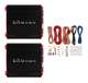 PX-1000.4 + AKS8 Crunch 4-Channel 1000-Watt A/B Amplifier (Pair) & Wiring Kit