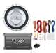 CX122 + AR1500M + AKS8 Boss Audio CX122 12-Inch 1400W Subwoofer with Mono Amplifier with Amp Kit