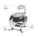 1924836 Graco 1924836 Dreamglider Baby Infant Nusery Gliding Rocking Swing, Rascal