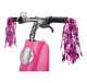 15130659 + 97783 Razor Pocket Mod Electric Sweet Pea Scooter & Youth Helmet (Pink)