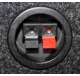 QDODGE124DOOR + 2 x44CWCS124+R1100M+4GAMPKIT-SFLEX 2 Kicker 12-Inch 600W Subwoofers w/ Dodge Ram Quad Cab '02- 12-Inch Box with Amp with Wiring (Pair)