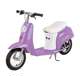 15130661 + 97778 + 96785 Razor Pocket Mod Betty Kids Electric Motor Scooter with Knee Pads