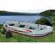68376EP + 68624E Intex Mariner 4 Inflatable Dinghy Boat Set & Motor Mount Kit