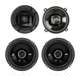 DB522 + 43DSC6504 Polk Audio 5.25-Inch 300W Marine Speakers, Pair + 6.5-Inch 240W Speakers, Pair