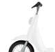 15130608 + 97778 Razor Pocket Mod Miniature Electric Scooter, White + Razor V17 Youth Sport Helmet, Glossy Black