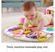 FGG46 Fisher-Price Deluxe Kick 'n Play Musical Piano Gym with Soft Mat, Pink