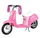 15130659 + 97913 + 96785 Razor Pocket Mod Mini Electric Scooter Bundle with Rainbow Helmet & Safety Pads