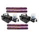 4 x 61272 + 2 x H700 Chauvet H 700 Fog Machines (Pair) + 48-Inch UV Black-Lights (4)