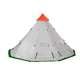 TGT-BIGHORNXL-12-B Tahoe Gear Bighorn XL 18 x 18 Feet 12 Person Teepee Cone Shape Camping Tent