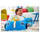 DJD09 Fisher-Price Laugh & Learn Crawl Around Car Baby Activity Learning Toy, Blue