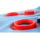 CO82137R + 10 x ACC110DU Swimline 16x32 Rectangular Inground Pool Cover with Ten 10 ft Water Tubes
