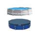 26701EH + 28030E Intex 10 Foot x 30 Inches Pool w/ 10-Foot Round Cover
