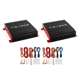 PX-1000.2 + 2 x AKS8 Crunch PX-1000.2 2-Channel 1000 W Amplifier + Wiring Kit (2 Pack)