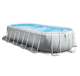 26797EH + 2 x 58868EP + 58821EP Intex Oval Pool w/ Inflatable Loungers and Cooler Float