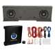 43C124 + GMC12-2007-4DR + AC15001M + AKS8 Kicker 12-Inch 600W Subwoofers (2) + GMC Dual Sub Box + 1500W Amplifier + Wiring Kit