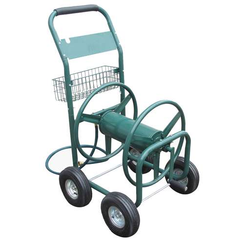liberty garden wheel hose reel cart