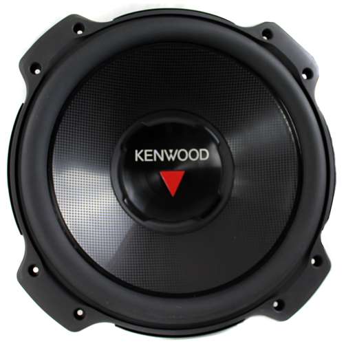 Kenwood 12 Inch 2000 Watt 4 Ohm Single Voice Coil Audio Subwoofer (Used