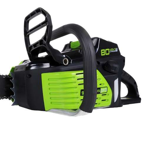 Greenworks Pro 80V 18 Inch Chain/Bar DigiPro Cordless Chainsaw, Green