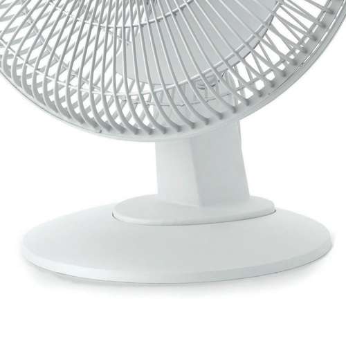 Lasko 12 Inch 3Speed Quiet Oscillating Table Top Desk Fan, White (Open