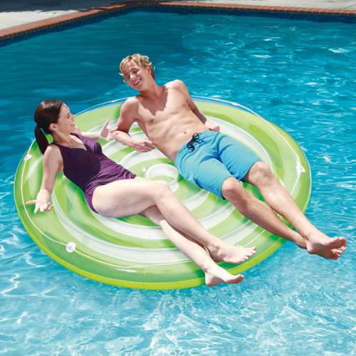 double inner tube float