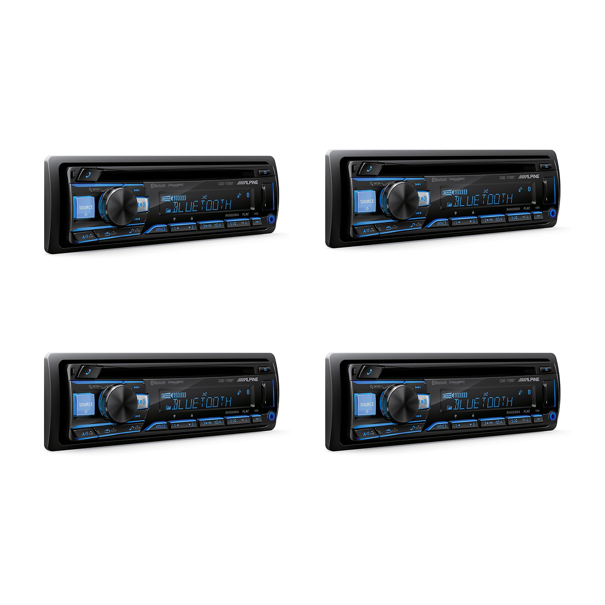 Alpine 200W Advanced Bluetooth CD/USB/MP3 Car Audio Stereo