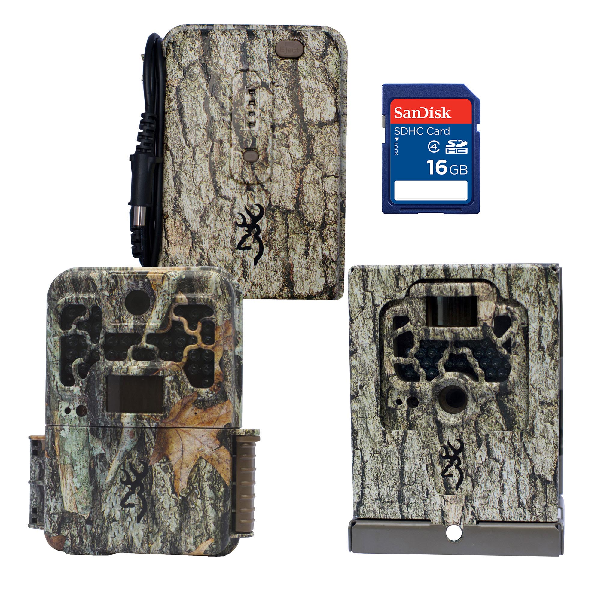 Browning 10 MP Trail Camera + Security Box + 16GB SD Card + External